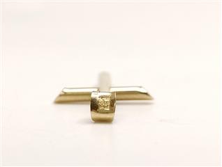 14K Yellow Gold Cross Pendant .93G